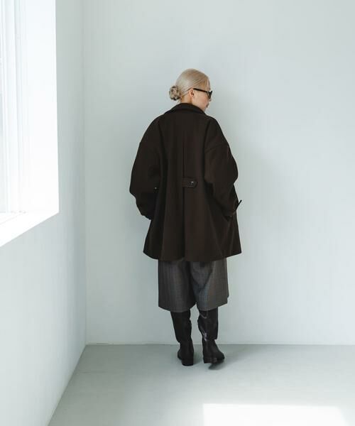 KBF / ケービーエフ その他アウター | BIGカラーミドルコート | 詳細5