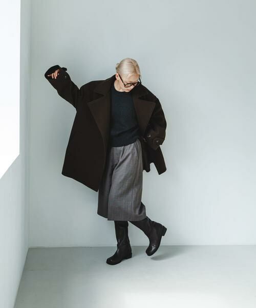 KBF / ケービーエフ その他アウター | BIGカラーミドルコート | 詳細6