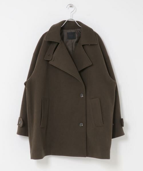 KBF / ケービーエフ その他アウター | BIGカラーミドルコート | 詳細8