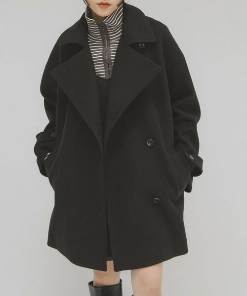 KBF / ケービーエフ その他アウター | BIGカラーミドルコート | 詳細15