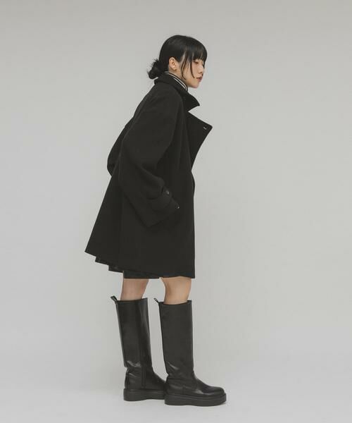 KBF / ケービーエフ その他アウター | BIGカラーミドルコート | 詳細17