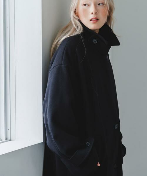 KBF / ケービーエフ その他アウター | BIGカラーミドルコート | 詳細18