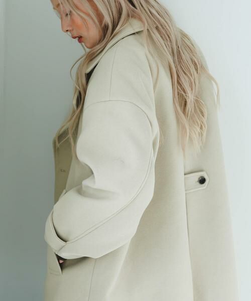 KBF / ケービーエフ その他アウター | BIGカラーミドルコート | 詳細27