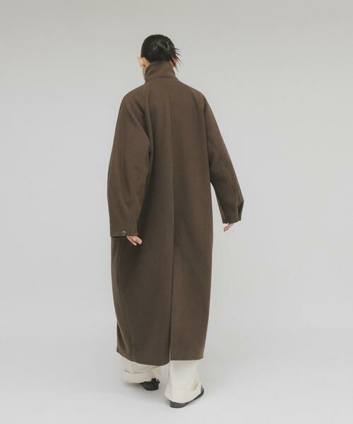 KBF / ケービーエフ ステンカラーコート | ステンカラーコクーンロングコート | 詳細4
