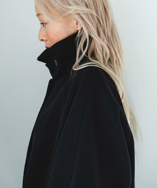 KBF / ケービーエフ ステンカラーコート | ステンカラーコクーンロングコート | 詳細13