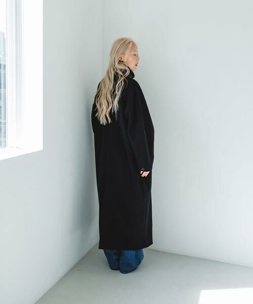 KBF / ケービーエフ ステンカラーコート | ステンカラーコクーンロングコート | 詳細16