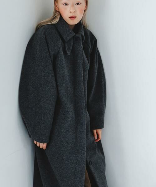 KBF / ケービーエフ ステンカラーコート | ステンカラーコクーンロングコート | 詳細26