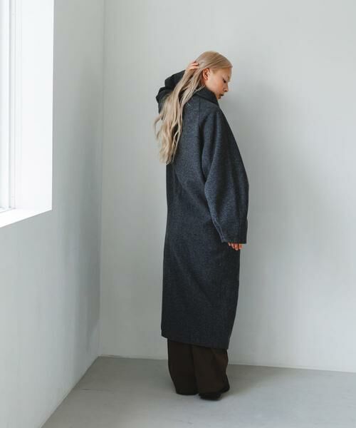 KBF / ケービーエフ ステンカラーコート | ステンカラーコクーンロングコート | 詳細28