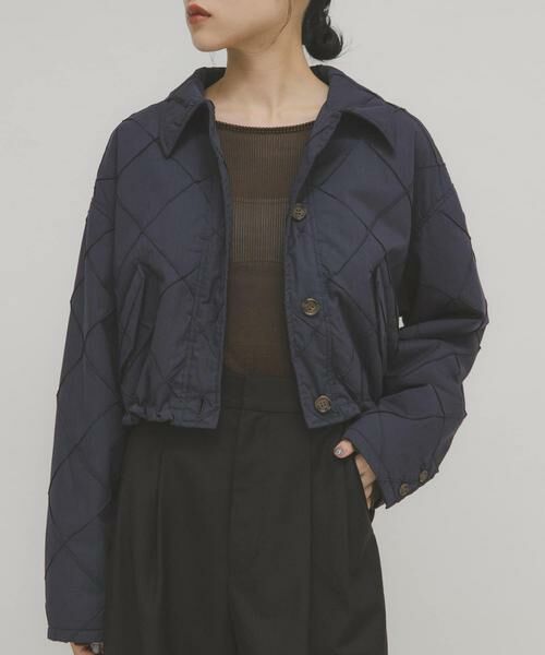 KBF / ケービーエフ ダウンジャケット・ベスト | キルティングシャツブルゾン | 詳細1