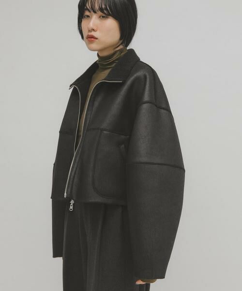 KBF / ケービーエフ その他アウター | リバーシブルボアジャケット | 詳細1