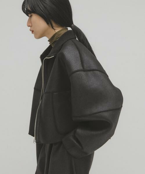 KBF / ケービーエフ その他アウター | リバーシブルボアジャケット | 詳細2