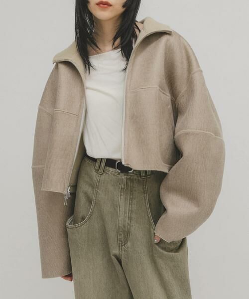 KBF / ケービーエフ その他アウター | リバーシブルボアジャケット | 詳細16