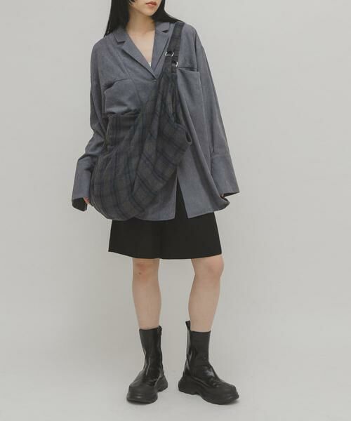 KBF / ケービーエフ トートバッグ | ウールミックス2WAYイージーBAG | 詳細9