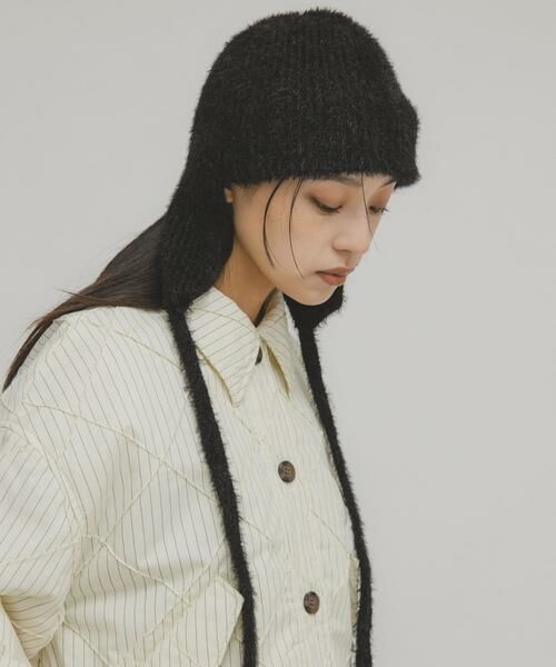 KBF / ケービーエフ ニットキャップ | シャギーフライトニットHAT | 詳細2