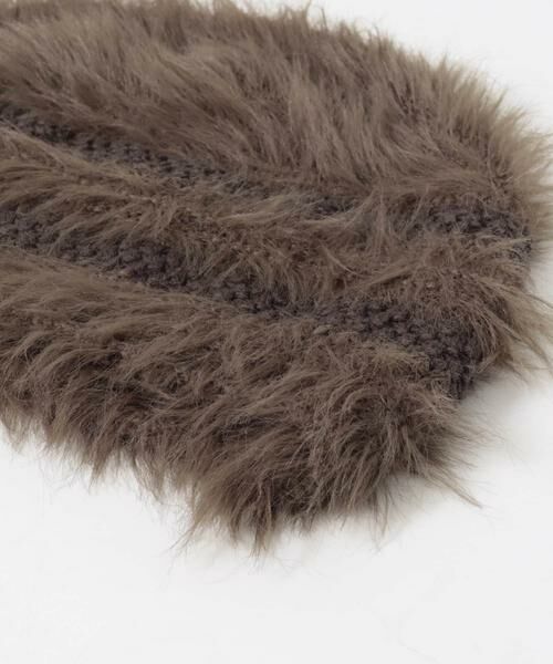 KBF / ケービーエフ ニットキャップ | ラインデザインシャギーニットビーニー | 詳細6