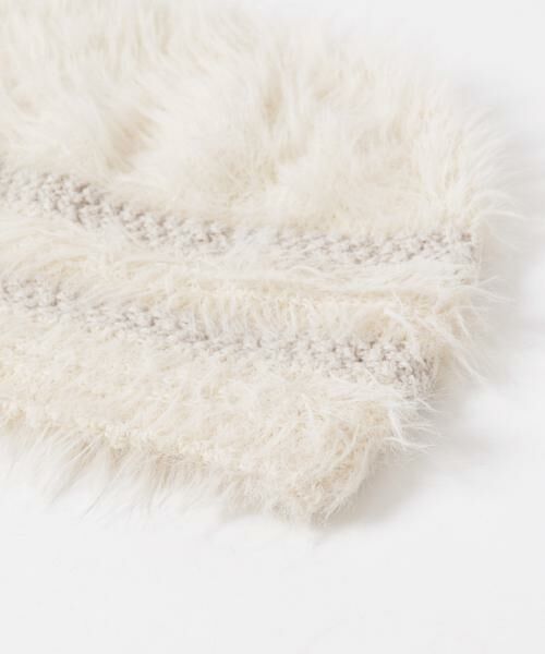 KBF / ケービーエフ ニットキャップ | ラインデザインシャギーニットビーニー | 詳細12