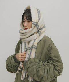 KBF / ケービーエフ マフラー・ショール・スヌード・ストール | ブークレチェックストール