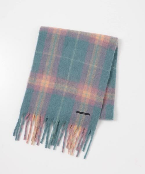 KBF / ケービーエフ マフラー・ショール・スヌード・ストール | ブークレチェックストール | 詳細4