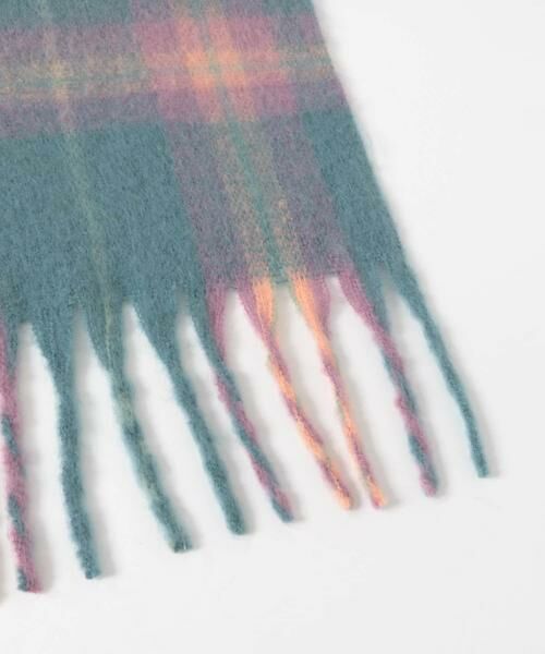 KBF / ケービーエフ マフラー・ショール・スヌード・ストール | ブークレチェックストール | 詳細5