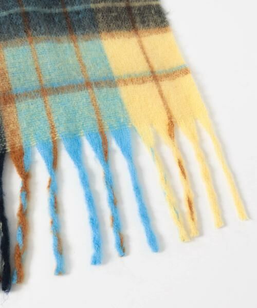 KBF / ケービーエフ マフラー・ショール・スヌード・ストール | ブークレチェックストール | 詳細11