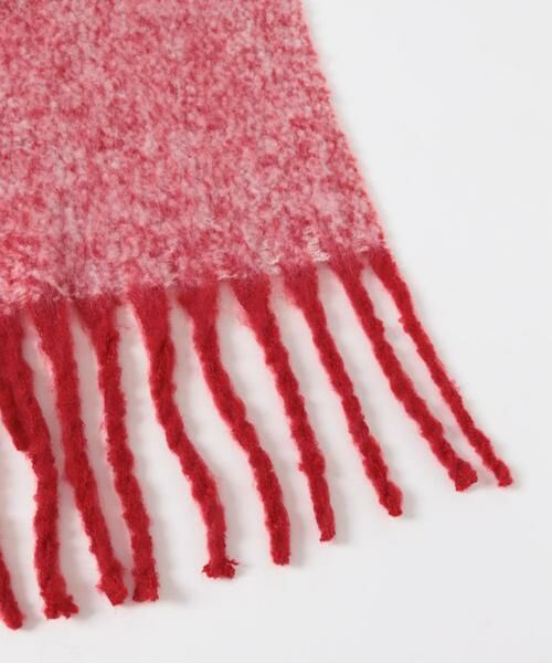 KBF / ケービーエフ マフラー・ショール・スヌード・ストール | ビッグフリンジバイカラーストール | 詳細4