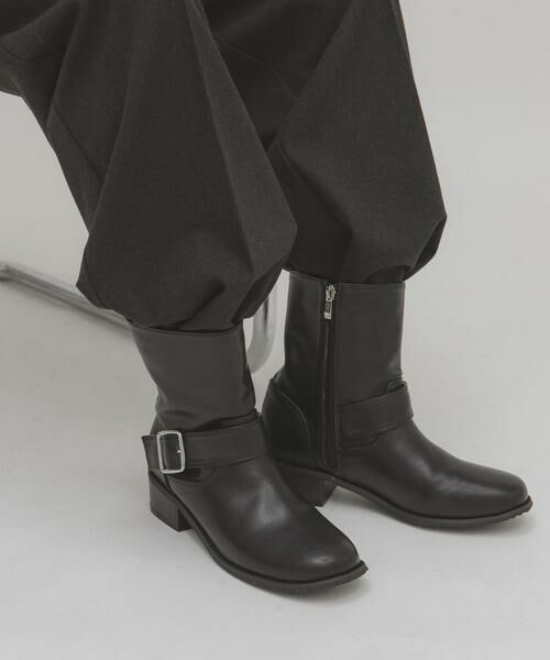 KBF/ケービーエフ エンジニアショートブーツ ブラック 37 KBF/ケービーエフ エンジニアショートブーツ ブラック 37