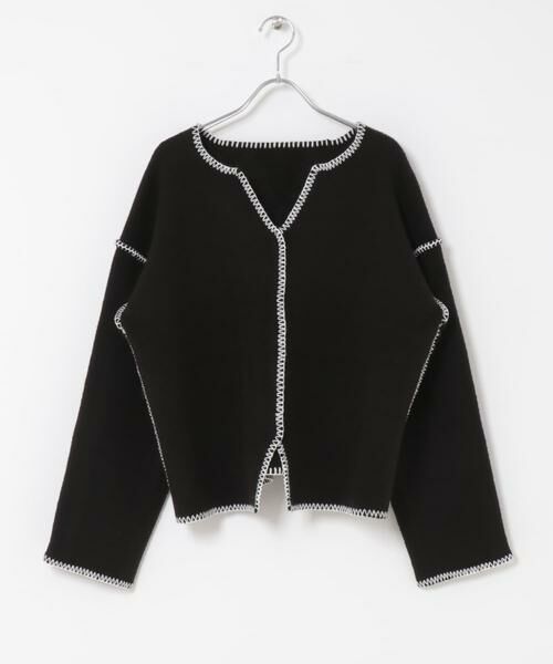 KBF / ケービーエフ ニット・セーター | 『WEB/一部店舗限定』カラーハンドステッチ2WAYニット | 詳細27