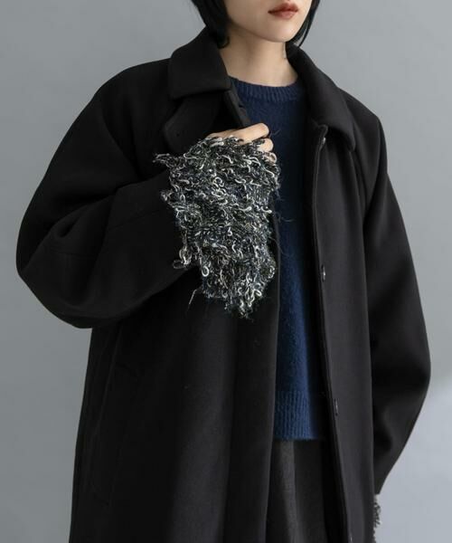 KBF / ケービーエフ ニット・セーター | 『WEB限定』MIXドッキングニット | 詳細5