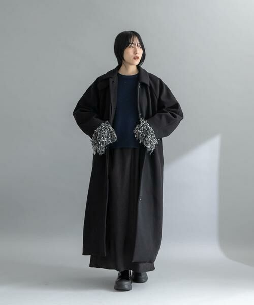 KBF / ケービーエフ ニット・セーター | 『WEB限定』MIXドッキングニット | 詳細6