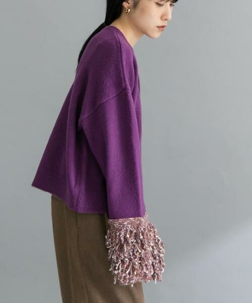 KBF / ケービーエフ ニット・セーター | 『WEB限定』MIXドッキングニット | 詳細12