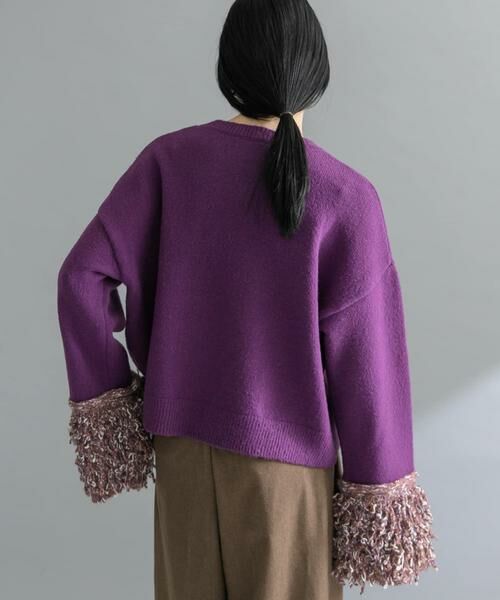 KBF / ケービーエフ ニット・セーター | 『WEB限定』MIXドッキングニット | 詳細13