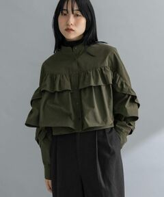 KBF / ケービーエフ シャツ・ブラウス | 『WEB限定』ラッフルデザインブラウス