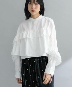 KBF / ケービーエフ シャツ・ブラウス | 『WEB限定』ラッフルデザインブラウス