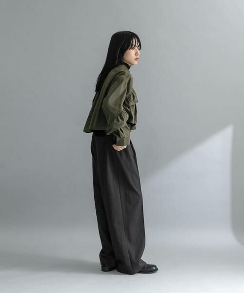 KBF / ケービーエフ シャツ・ブラウス | 『WEB限定』ラッフルデザインブラウス | 詳細5