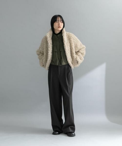 KBF / ケービーエフ シャツ・ブラウス | 『WEB限定』ラッフルデザインブラウス | 詳細6