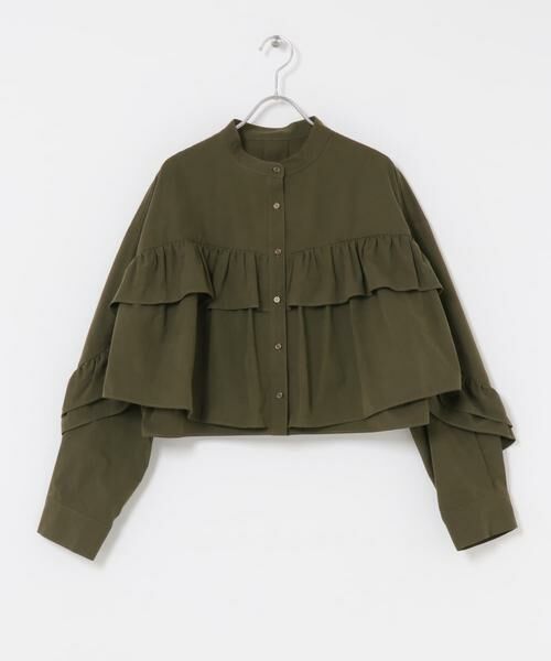 KBF / ケービーエフ シャツ・ブラウス | 『WEB限定』ラッフルデザインブラウス | 詳細7