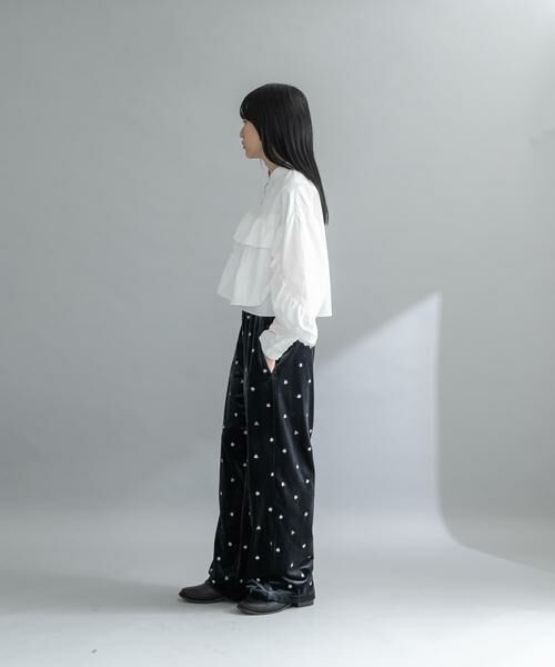 KBF / ケービーエフ シャツ・ブラウス | 『WEB限定』ラッフルデザインブラウス | 詳細14
