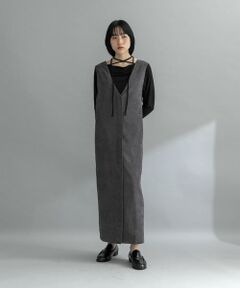 KBF / ケービーエフ ワンピース | 『WEB限定』コーデュロイクロスジャンパースカート