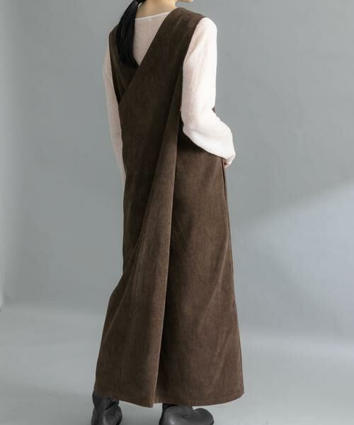 KBF / ケービーエフ ワンピース | 『WEB限定』コーデュロイクロスジャンパースカート | 詳細5