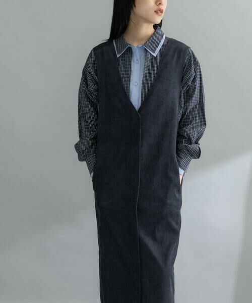 KBF / ケービーエフ ワンピース | 『WEB限定』コーデュロイクロスジャンパースカート | 詳細11