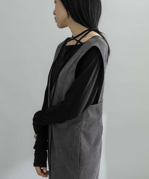 KBF / ケービーエフ ワンピース | 『WEB限定』コーデュロイクロスジャンパースカート | 詳細21