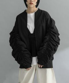 KBF / ケービーエフ その他アウター | 『WEB/一部店舗限定』BACKシャーリングMA-1