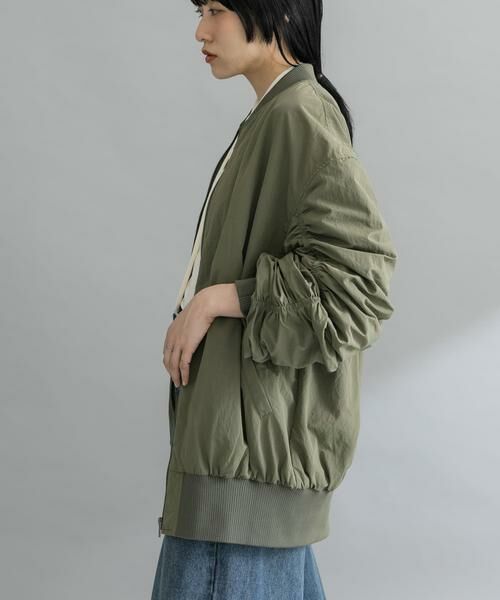 KBF / ケービーエフ その他アウター | 『WEB/一部店舗限定』BACKシャーリングMA-1 | 詳細2