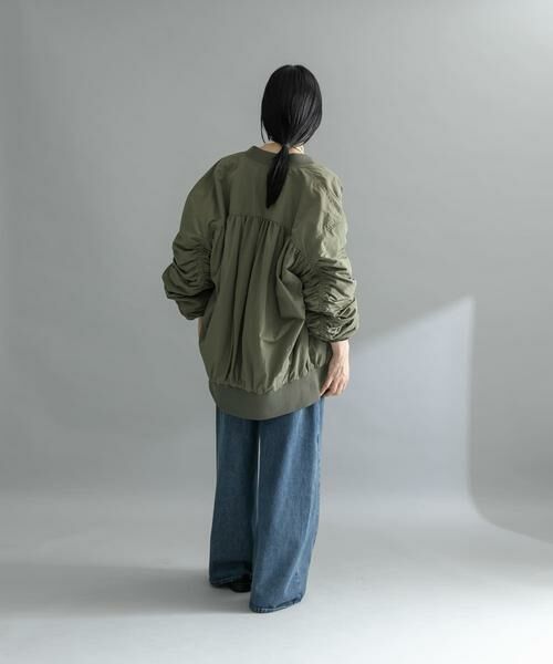 KBF / ケービーエフ その他アウター | 『WEB/一部店舗限定』BACKシャーリングMA-1 | 詳細6