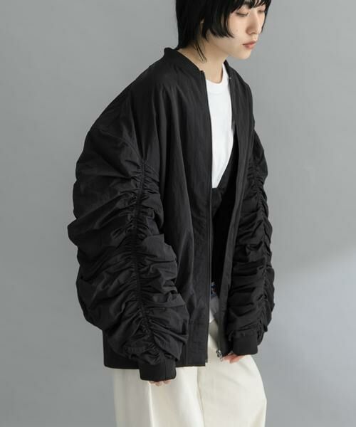 KBF / ケービーエフ その他アウター | 『WEB/一部店舗限定』BACKシャーリングMA-1 | 詳細15