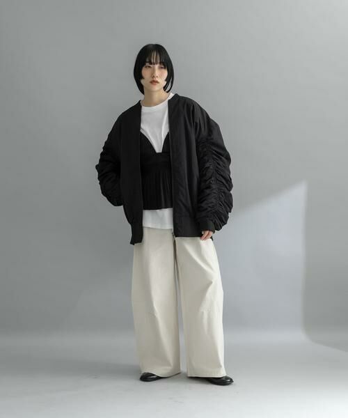 KBF / ケービーエフ その他アウター | 『WEB/一部店舗限定』BACKシャーリングMA-1 | 詳細19