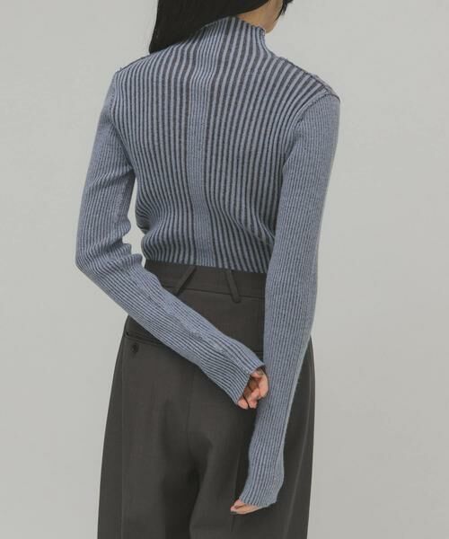 KBF / ケービーエフ ニット・セーター | illi ランダムRIBハイネックニット | 詳細13