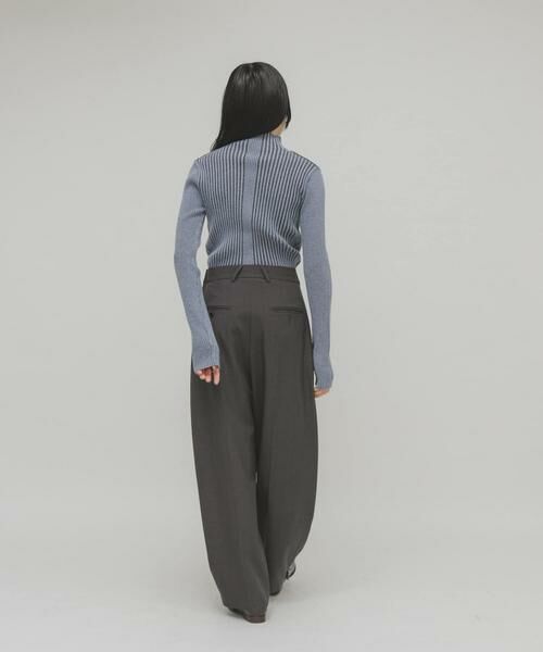 KBF / ケービーエフ ニット・セーター | illi ランダムRIBハイネックニット | 詳細18