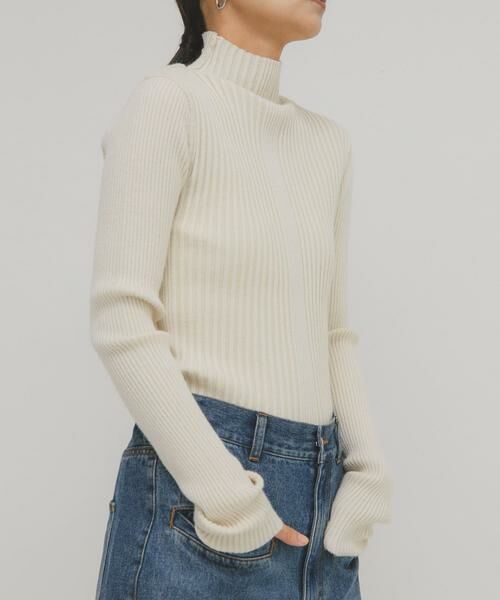 KBF / ケービーエフ ニット・セーター | illi ランダムRIBハイネックニット | 詳細22