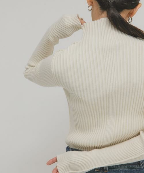 KBF / ケービーエフ ニット・セーター | illi ランダムRIBハイネックニット | 詳細24